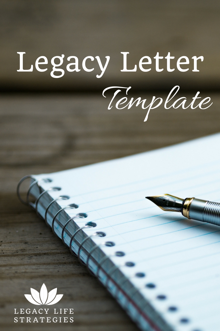 Free Legacy Letter Template